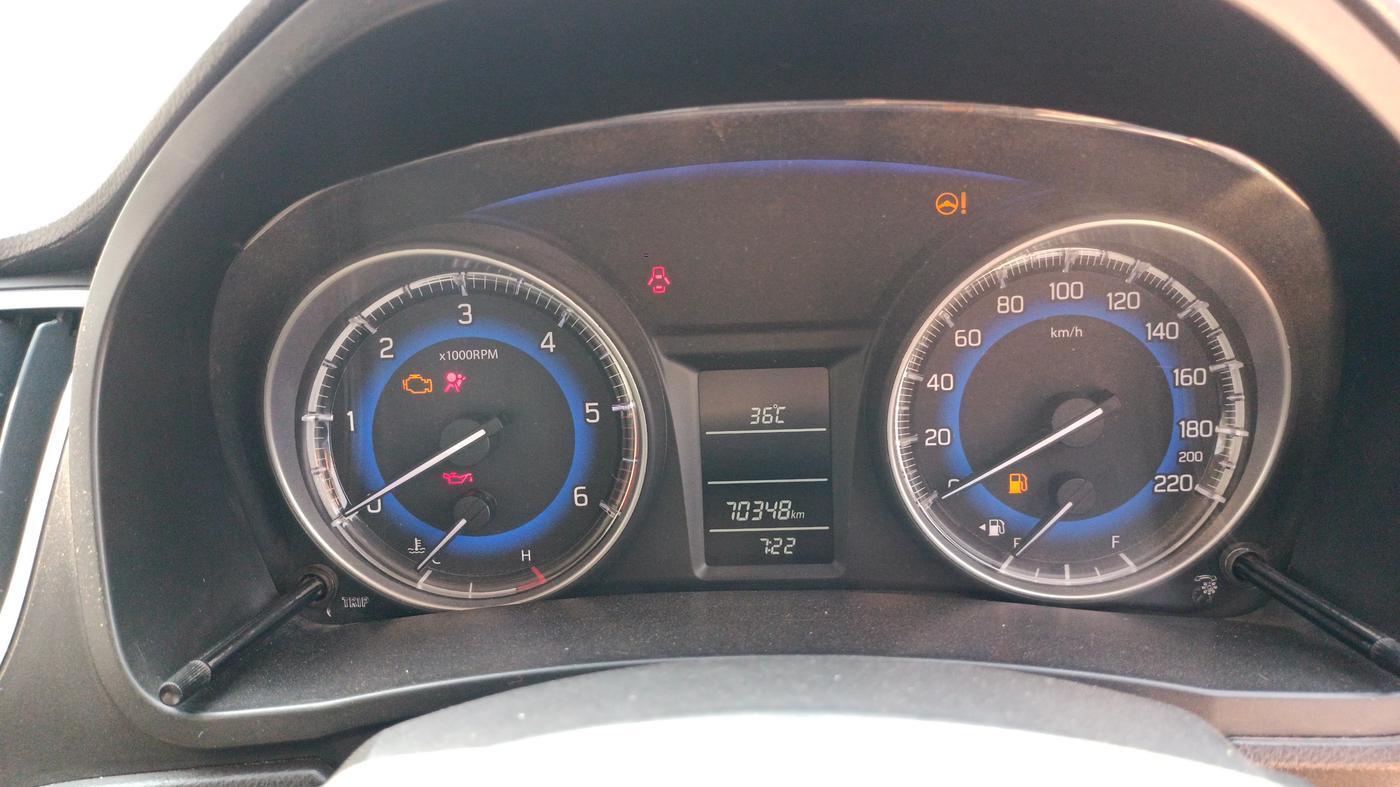 2017 Maruti Baleno DELTA DIESEL 1.3, Diesel, Manual, 70,348 km, Odometer Image