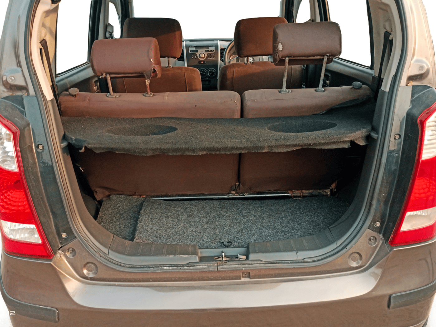 2012 Maruti Wagon R 1.0 VXI, Petrol, Manual, 82,229 km, Boot Inside