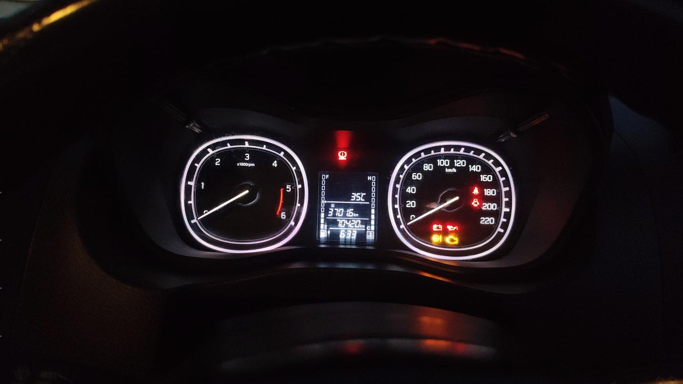 2018 Maruti Vitara Brezza ZDI, Diesel, Manual, 70,420 km, Odometer Image