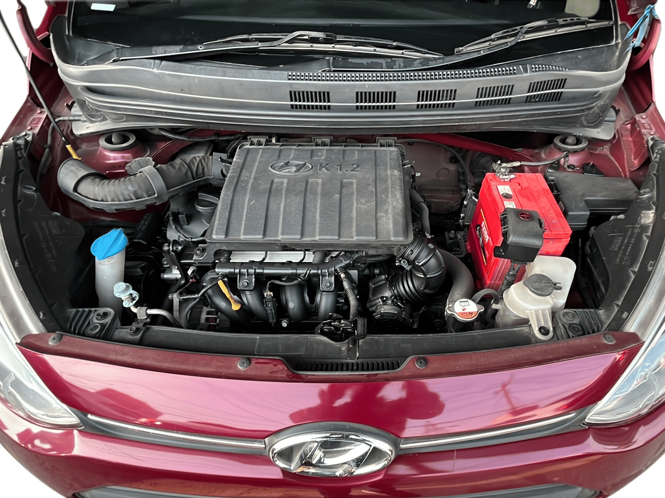 2015 Hyundai Grand i10 SPORTZ 1.2 KAPPA VTVT, Petrol, Manual, 59,233 km, Open Bonnet