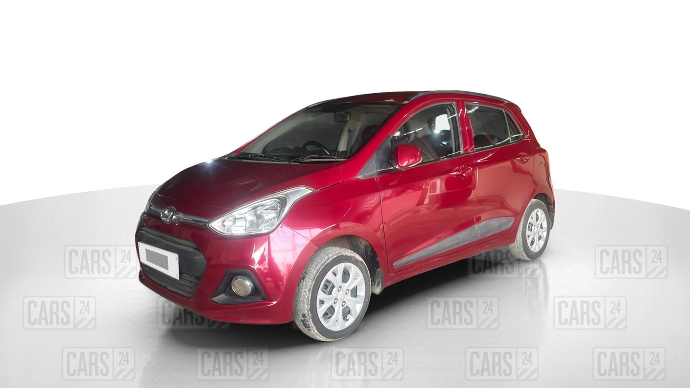 2015 Hyundai Grand i10 SPORTZ 1.2 KAPPA VTVT, Petrol, Manual, 59,233 km, Left Front Diagonal