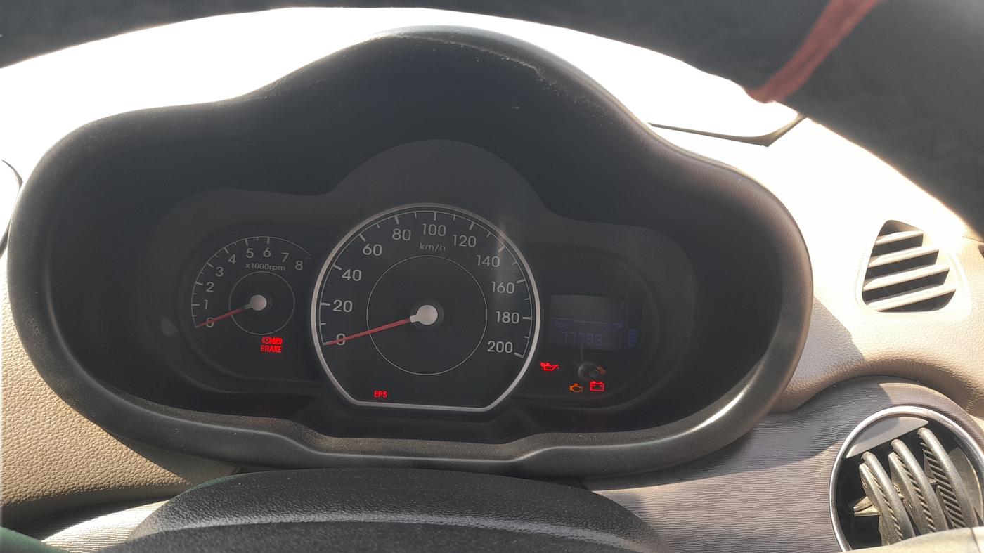 2011 Hyundai i10 MAGNA 1.1, Petrol, Manual, 77,789 km, Odometer Image