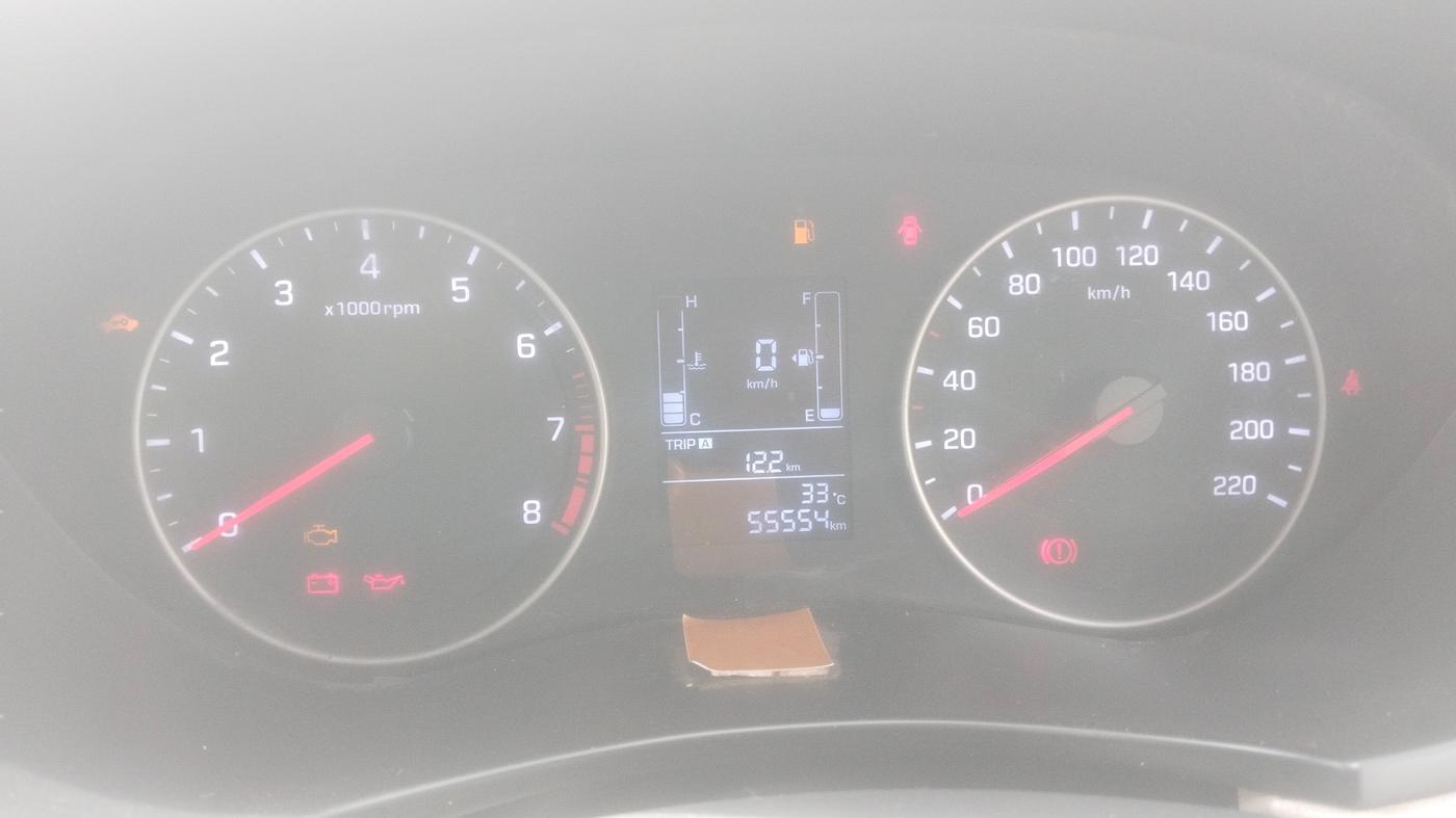 2020 Hyundai Elite i20 SPORTZ PLUS 1.2, Petrol, Manual, 55,554 km, Odometer Image