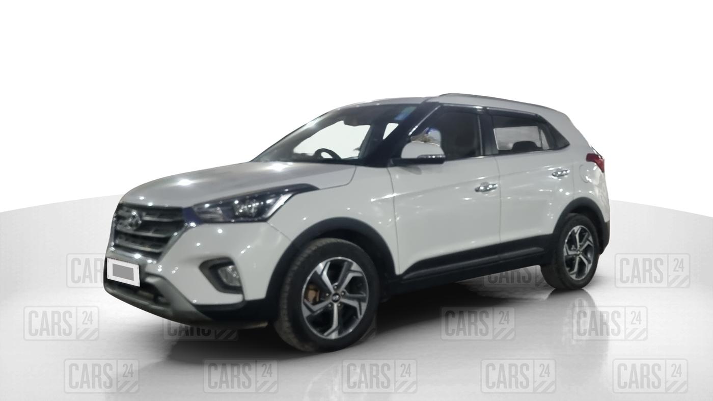 2018 Hyundai Creta SX AT 1.6 DIESEL, Diesel, Automatic, 84,069 km, Left Front Diagonal