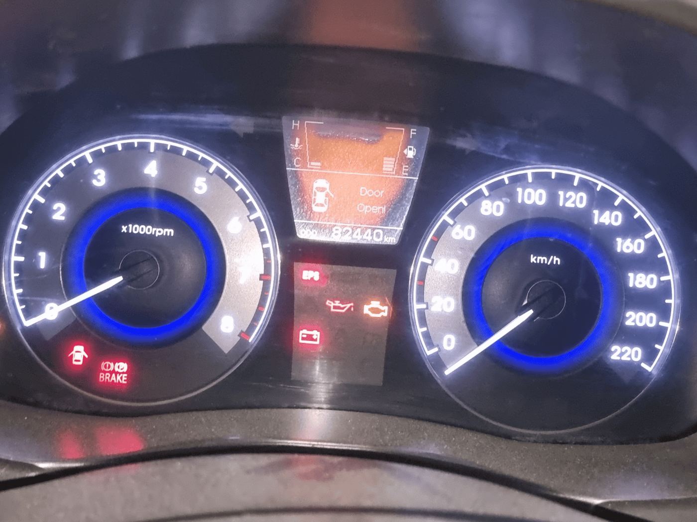 2014 Hyundai Verna FLUIDIC 1.6 VTVT SX AT, Petrol, Automatic, 82,440 km, Odometer Image