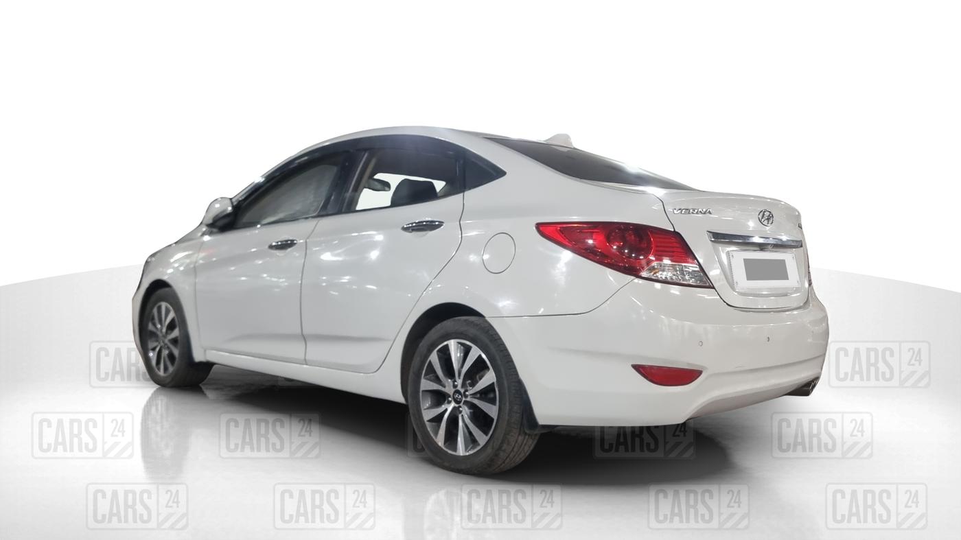 2014 Hyundai Verna FLUIDIC 1.6 VTVT SX AT, Petrol, Automatic, 82,440 km, Left Back Diagonal