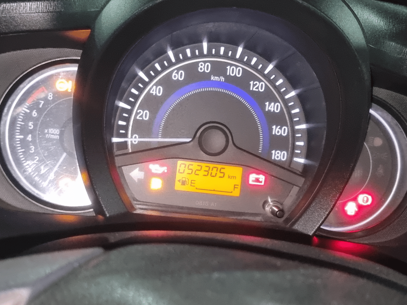 2016 Honda Brio S MT, Petrol, Manual, 52,305 km, Odometer Image