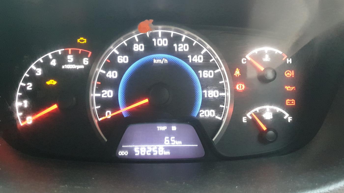 2017 Hyundai Grand i10 ERA U2 1.2 CRDI, Diesel, Manual, 58,258 km, Odometer Image