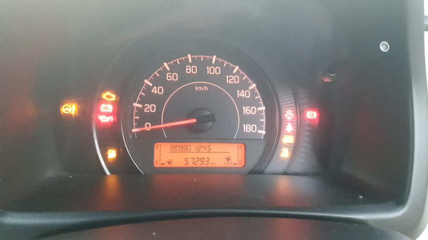 2019 Maruti New Wagon-R LXI CNG 1.0, CNG, Manual, 57,293 km, Odometer Image