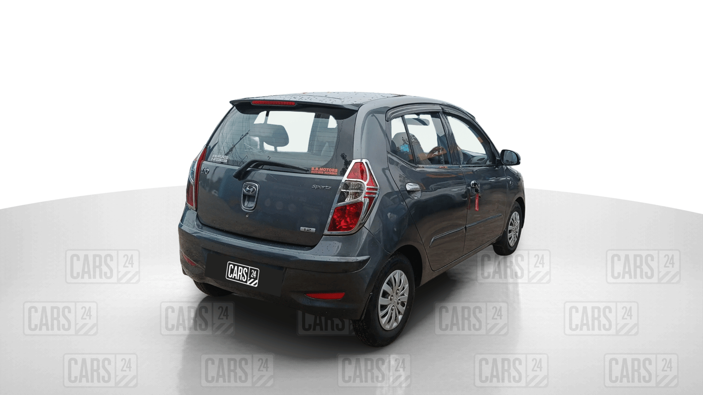 2013 Hyundai i10 SPORTZ 1.2, Petrol, Manual, 1,08,337 km, Right Back Diagonal