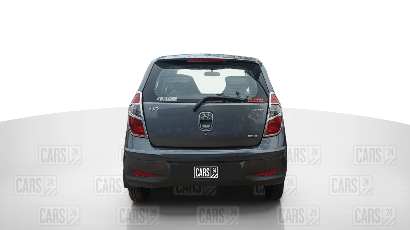 2013 Hyundai i10 SPORTZ 1.2, Petrol, Manual, 1,08,337 km, Back/Rear