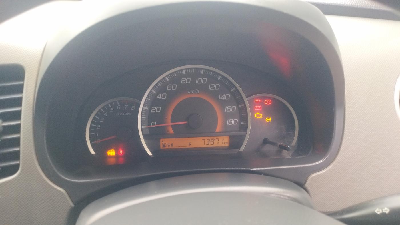 2011 Maruti Wagon R 1.0 VXI, Petrol, Manual, 73,971 km, Odometer Image