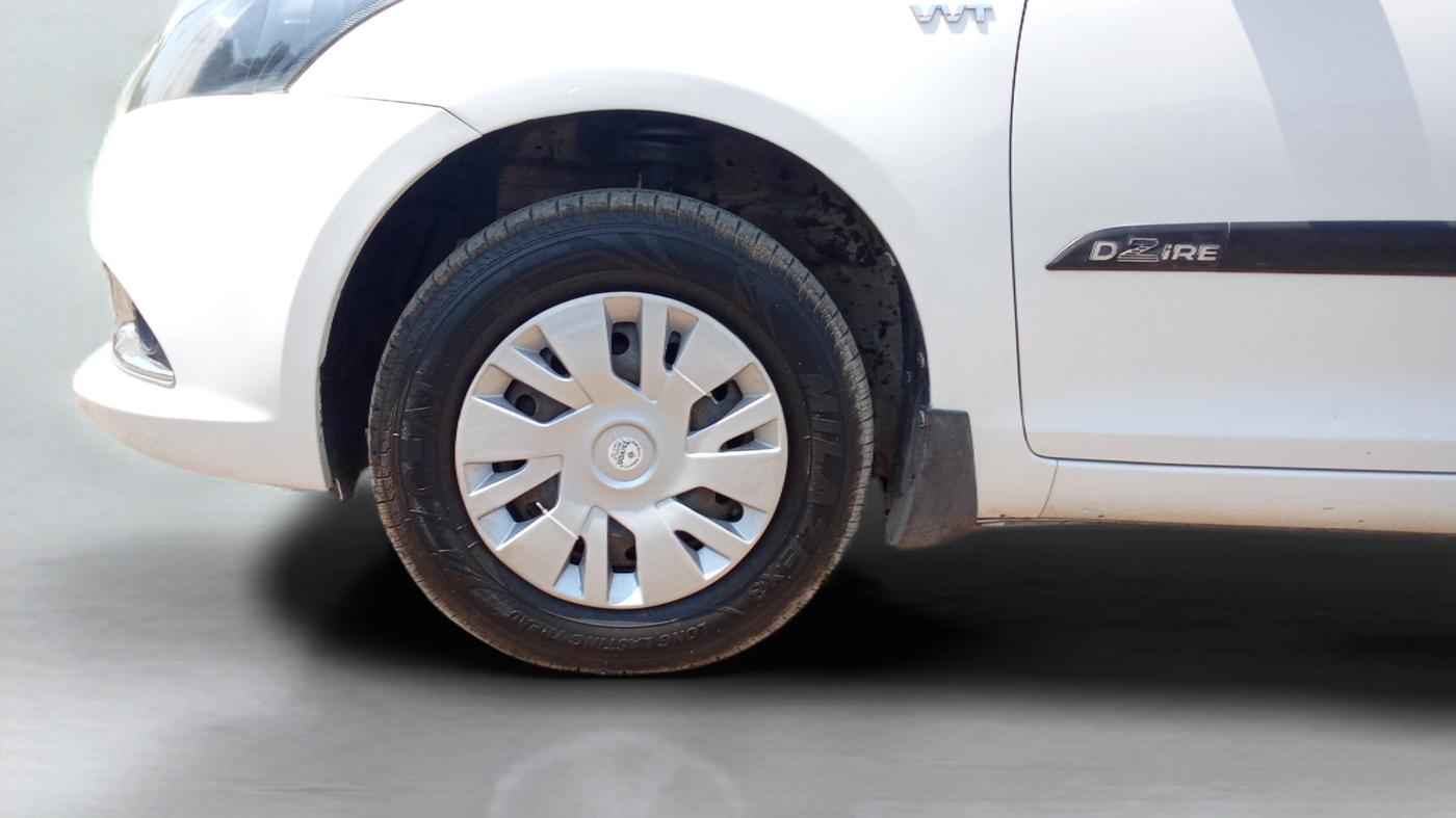 2015 Maruti Swift Dzire VXI, Petrol, Manual, 66,914 km, Left Front Wheel
