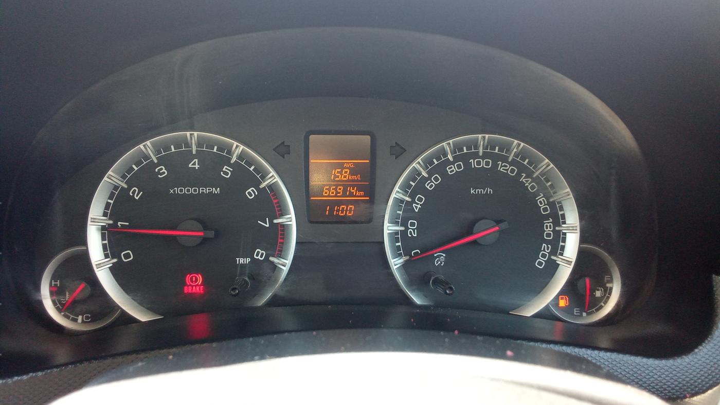 2015 Maruti Swift Dzire VXI, Petrol, Manual, 66,914 km, Odometer Image