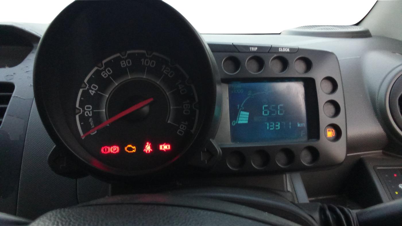 2011 Chevrolet Beat LS PETROL, Petrol, Manual, 73,371 km, Odometer Image