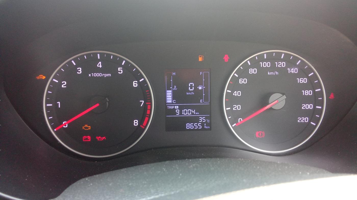 2018 Hyundai Elite i20 ASTA 1.2, Petrol, Manual, 86,551 km, Odometer Image