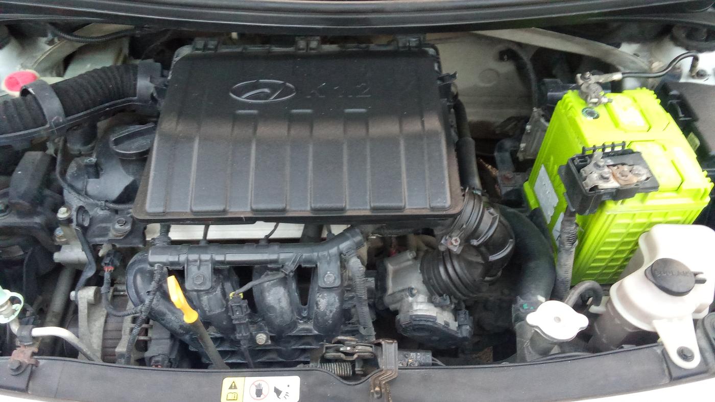 2014 Hyundai Xcent SX 1.2, Petrol, Manual, 77,005 km, Open Bonnet