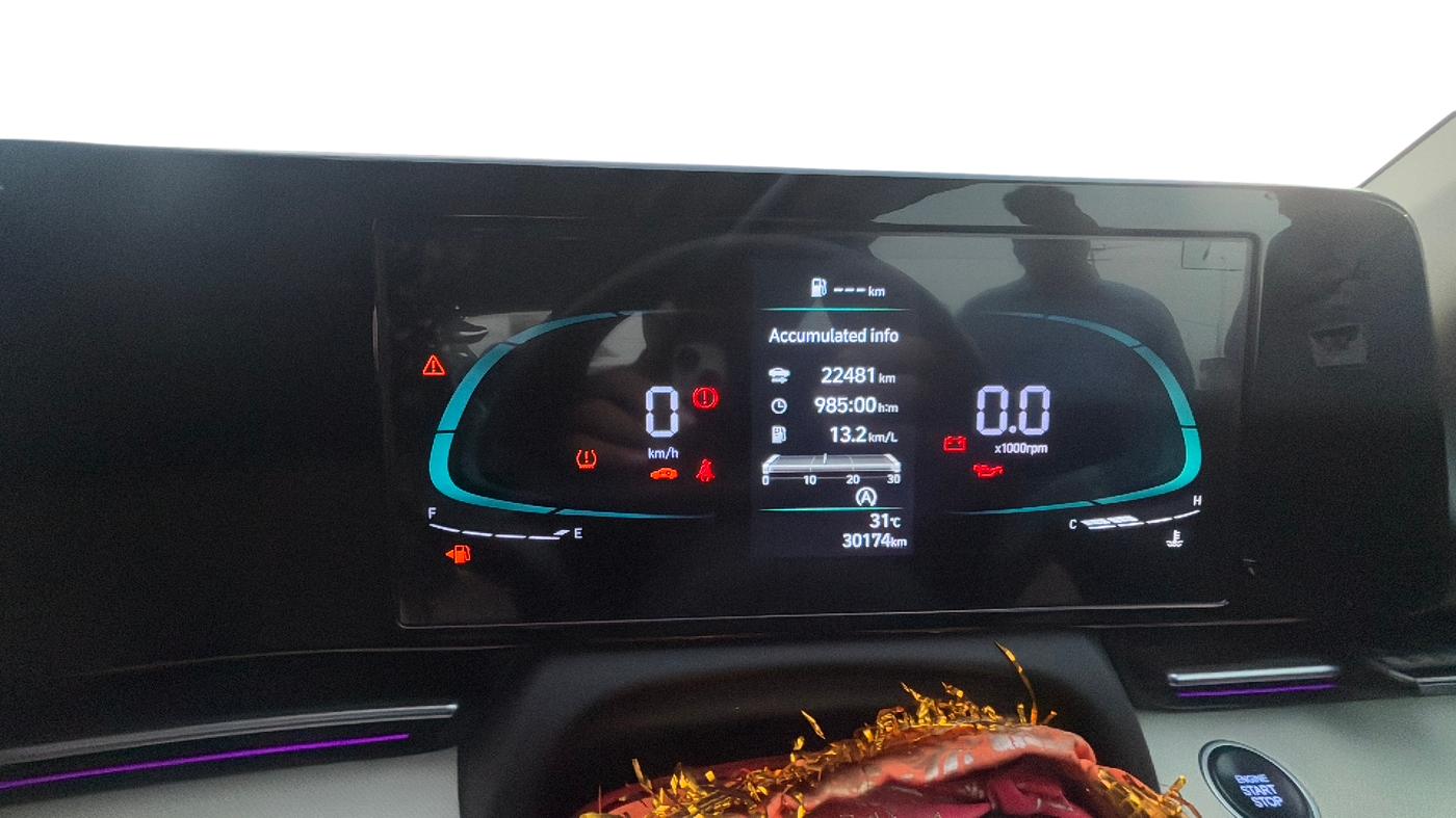 2023 Hyundai Verna SX 1.5 l MPI, Petrol, Manual, 22,481 km, Odometer Image